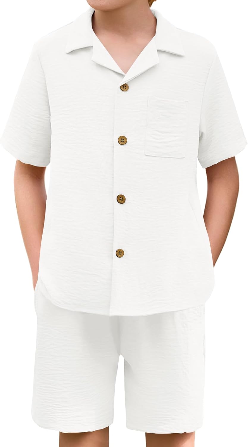 Haloumoning Boys 2-Piece Summer Beach Outfits