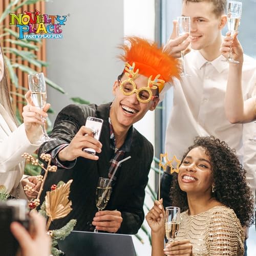 Crazy Orange Hairy Wig Headband - Novelty Place