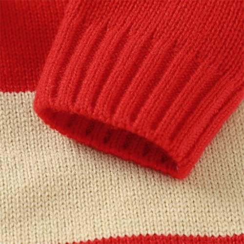 Hand-Knitted Baby Girl Santa Outfit