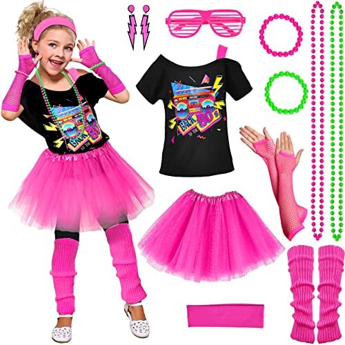 1980s Party Accessories for Girls Retro Cosplay costumes 80s theme