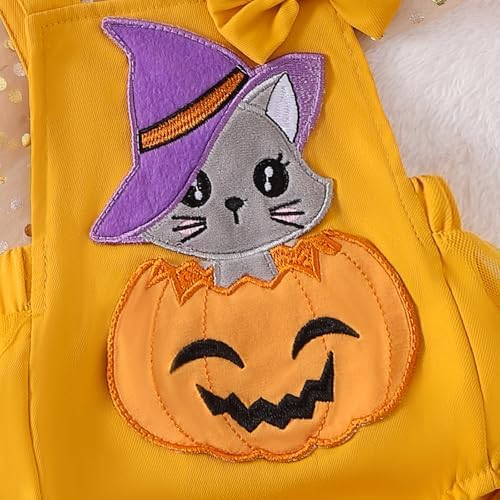 Halloween Baby Girls pumpkin costume romper 0-3 months