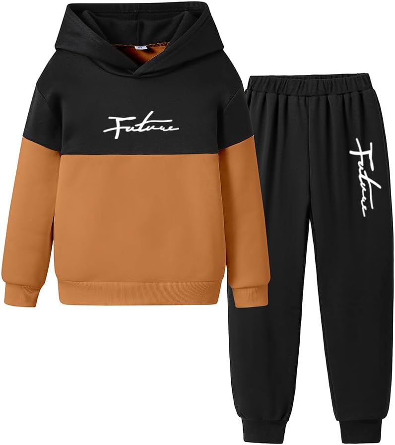 Hoodie Sweatpants Set for Toddler Boys