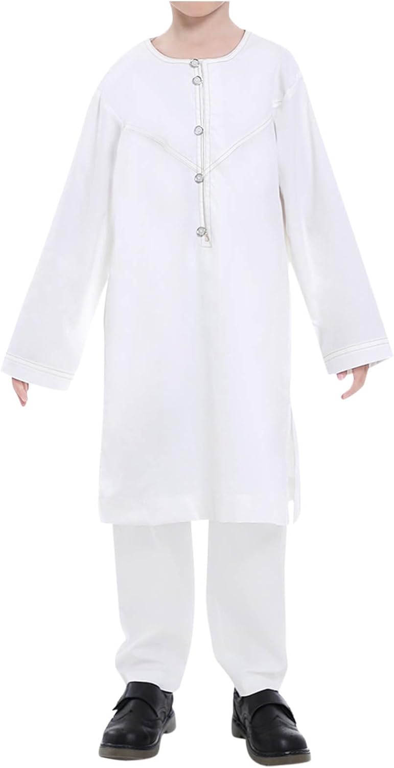 Perfect Fit Muslim Islamic Robe and Pants forKids Boys