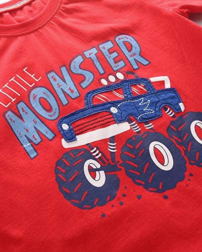 Frogwill Toddler Boys Truck Outfit 2-Pieces