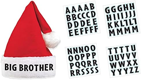 Amscan Plush Santa Hat with Customized Sticker