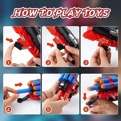 Wiifyly Spidey Web Launcher Costume Perfect for Kids