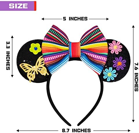 MADO Mouse Ears Headband - Princess Ears for Women Girls Kids 1