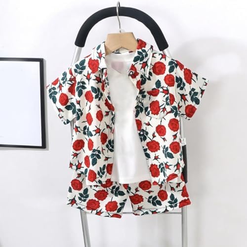 Boys Hawaiian Shirt and Shorts Set