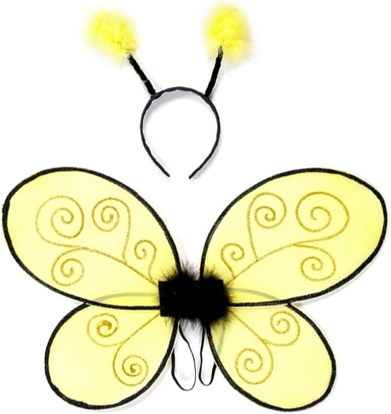 Dress-Up Accessory - Bumble Bee Wings YellowBlack One Size