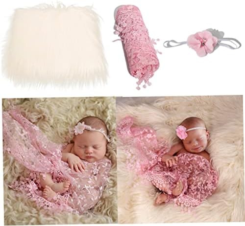 OSALADI Baby Swaddle Blanket Pink