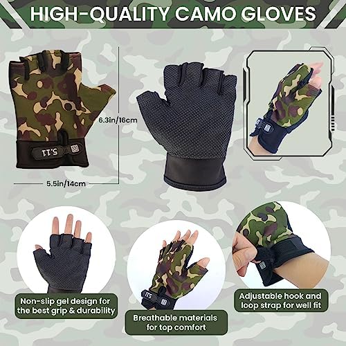 ZIRSENG 20-Piece Army Costume Set for Kids