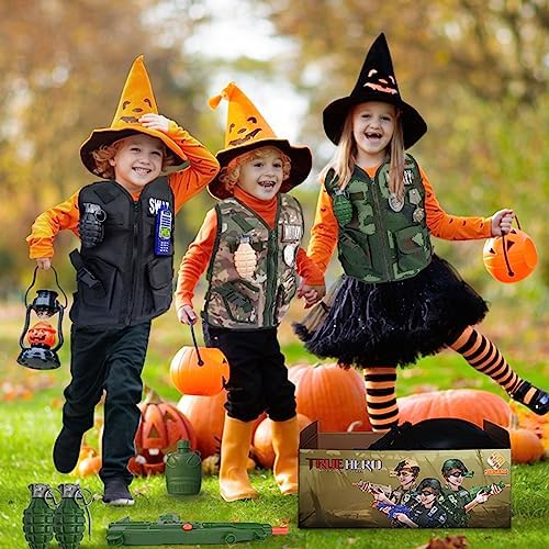 ZIRSENG 20-Piece Army Costume Set for Kids