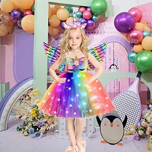 Bling-Bbling Unicorn costume for girls