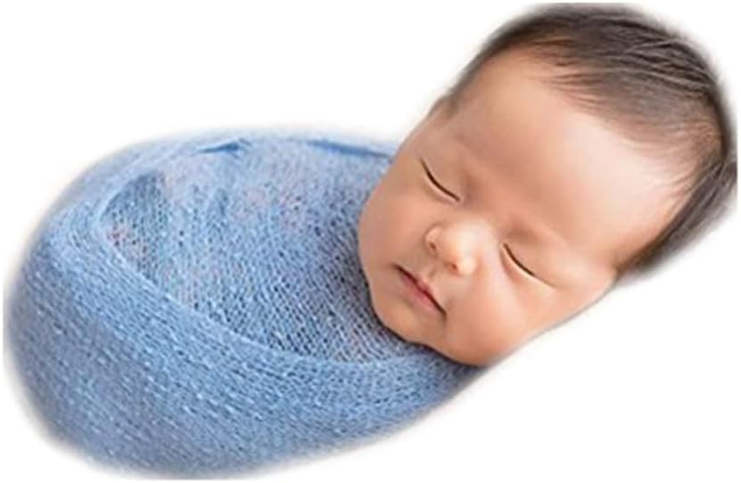 Vemonllas Newborn Baby Blanket - Stretchy Ripple for Photography