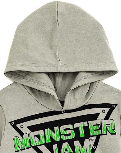 Monster Jam Grave Digger Monster Mutt Long Sleeve Hoodie Pants Set