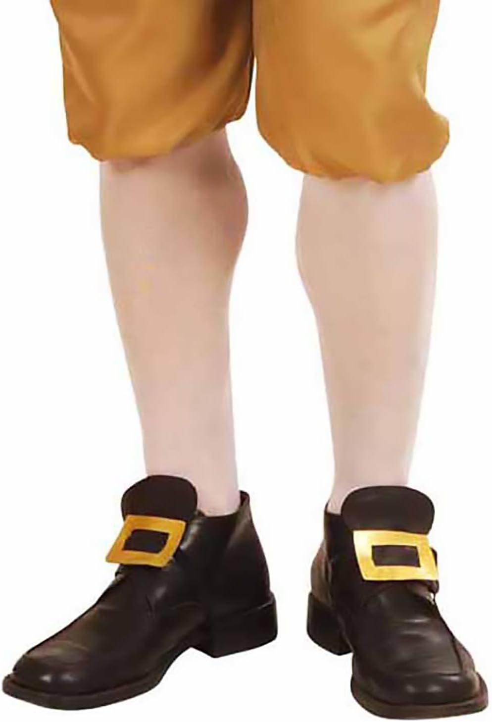 Colonial Style Shoe Buckle and Long White Socks for Kids