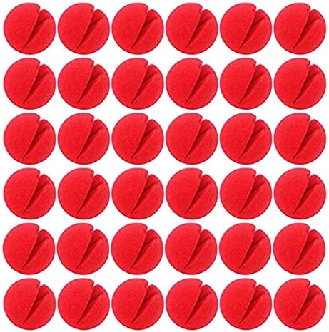30PCS 2x2 Red clown nose Halloween Christmas costumes