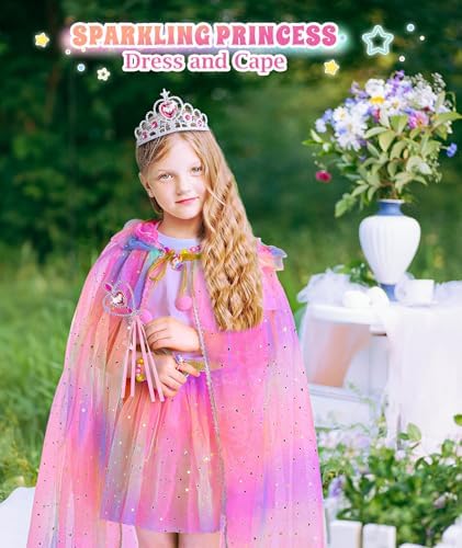 DOLNOW Princess Dress Up Set for Girls
