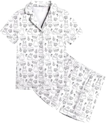 Floral Easter printed soft Silk Shorts for Kids
