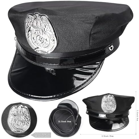 Kyson Police Costume Kit for Boys - Halloween Career Day