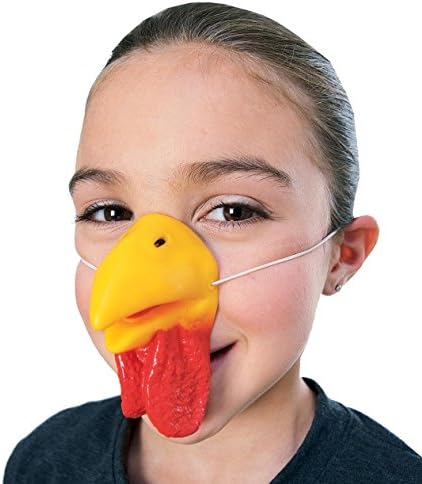 Rubies Costume Company RoosterChicken Nose Costume YellowRed