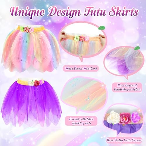HAMSILY Unicorn Fairy Princess Costume for Girls