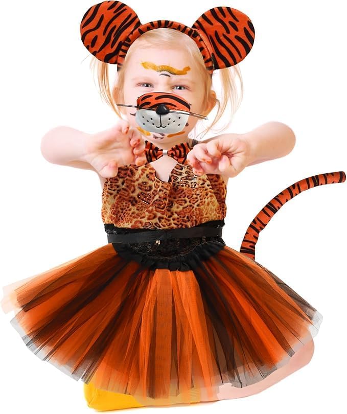 KidsGirls Tiger Costumes