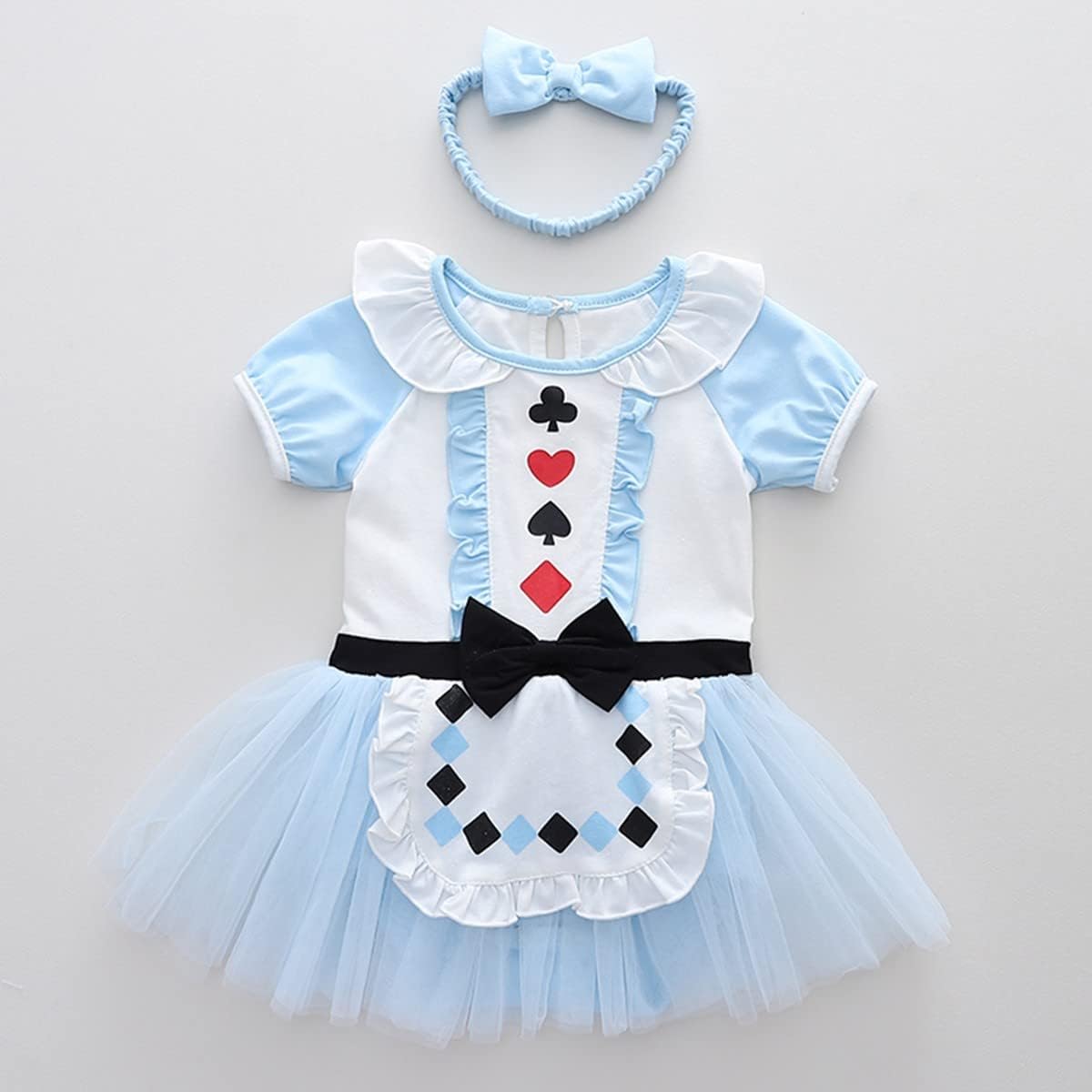 Baby Girls Princess COSTUME ROMPER Dress wHeadband Halloween Party Outfit