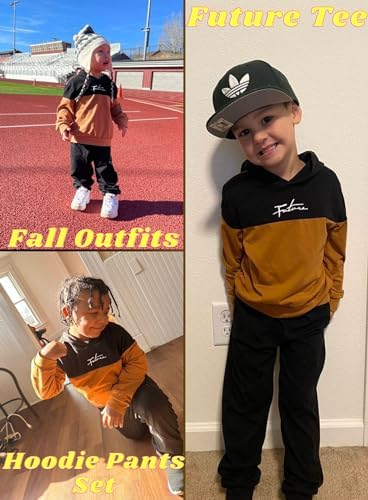 BOMDEALS Christmas Toddler Boys Sweatsuit Set
