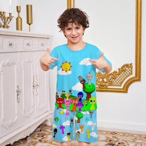 Perfect for Boys Ages 5-12 Easy-to-Wear Outfit Set