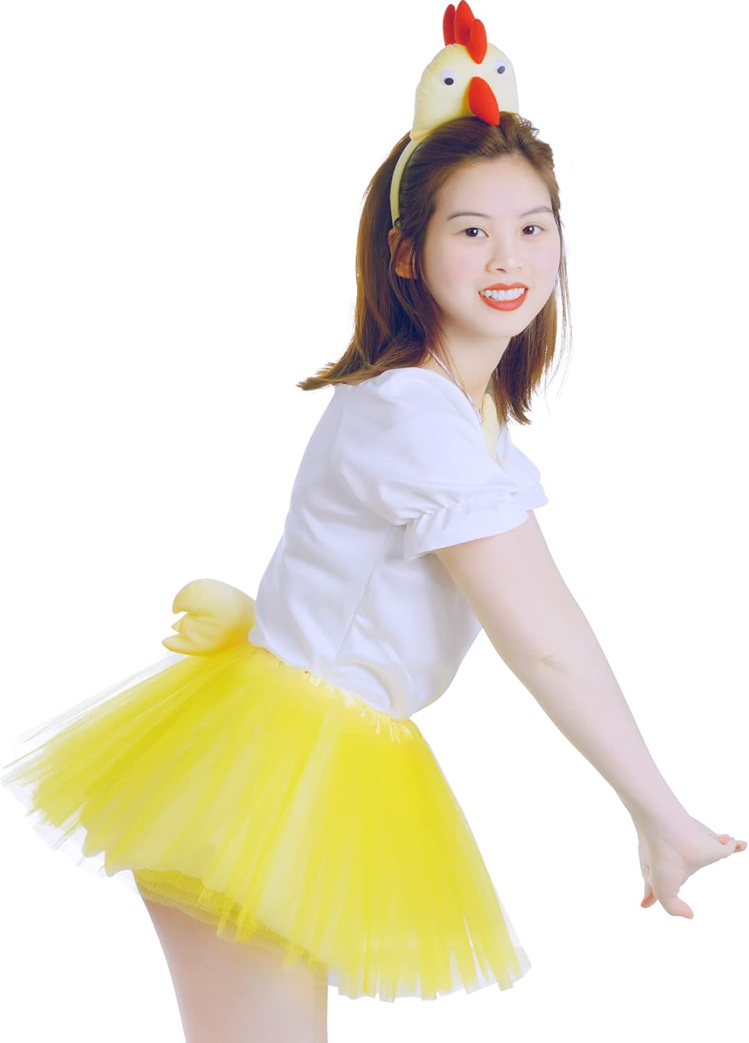3D Chicken Animal Costume 4-in-1 for Girls