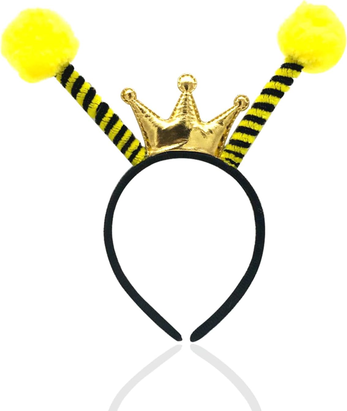 Bee Headband with Crown Antennas Ears