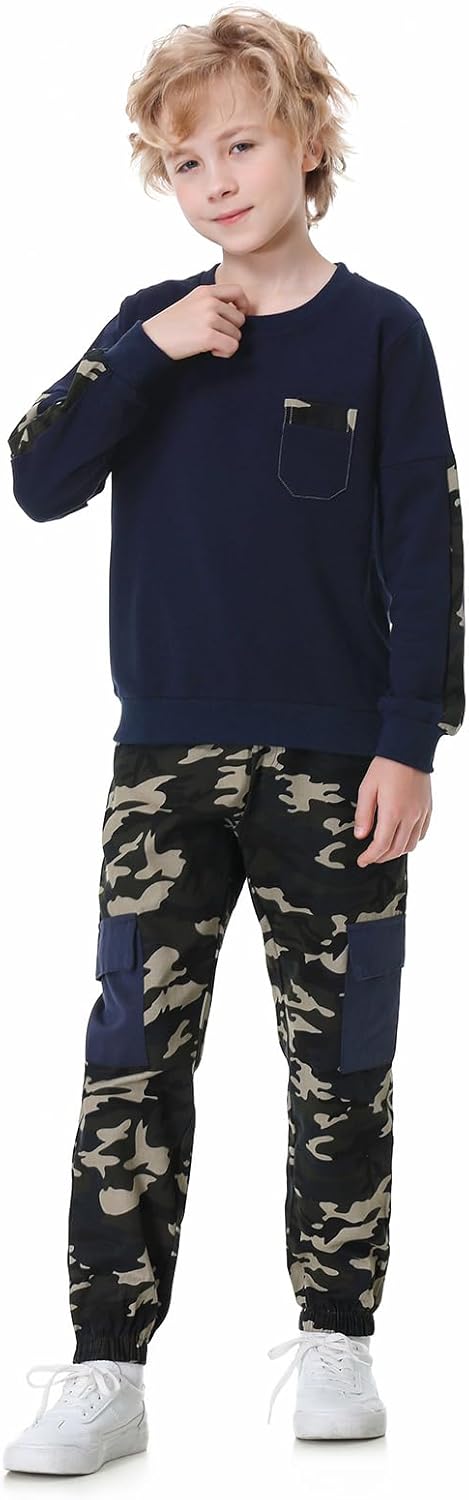 Classic Camouflage Outfit Set for Boys