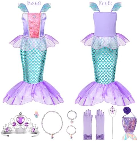 Meland Little Mermaid Dress Set