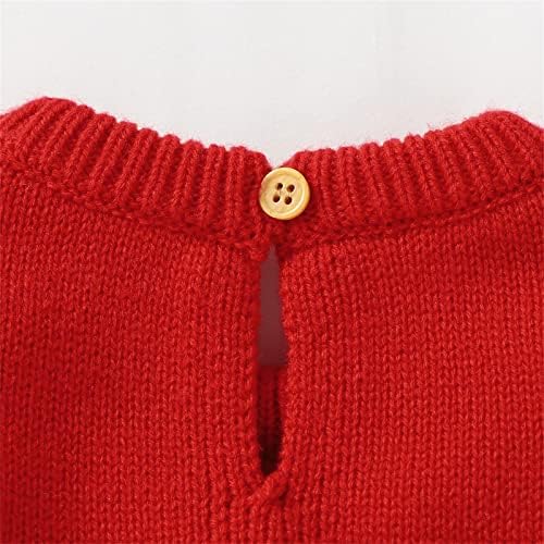 Hand-Knitted Baby Girl Santa Outfit