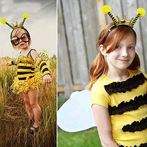 Bee Headband with Crown Antennas Ears
