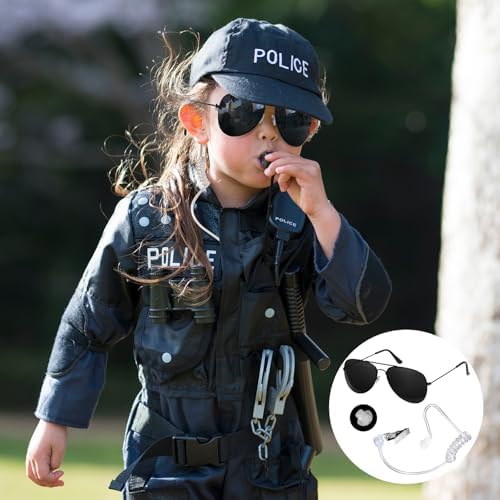 Spy Erpiece Sunglasses transforming into a secret service member