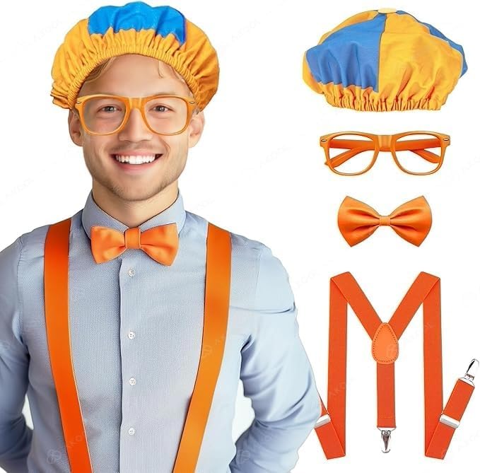 Ainuit Orange Roleplay Costume Set for Adults