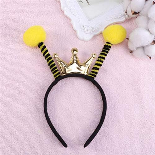 Bee Headband with Crown Antennas Ears