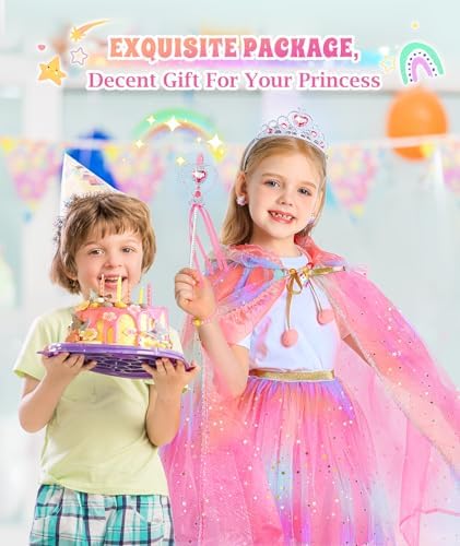 DOLNOW Princess Dress Up Set for Girls