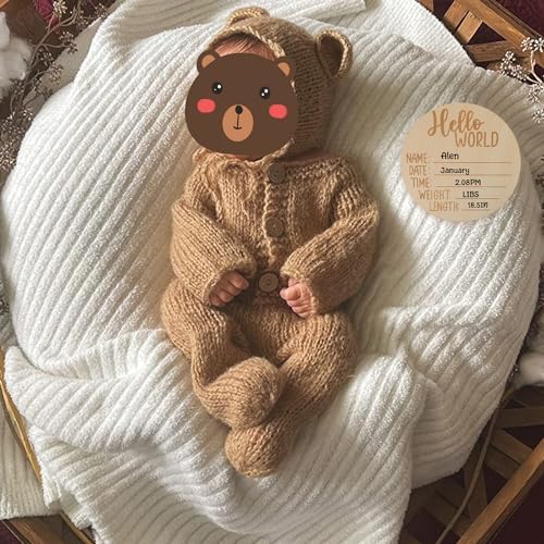 BLUETOP Newborn Bear Costume