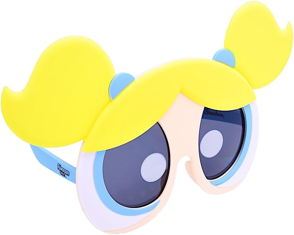 Sun-Staches Power Puff Girls Costumes Sunglasses UV Protection Like a Pro