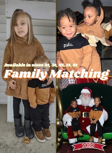 BOMDEALS Christmas Toddler Boys Sweatsuit Set