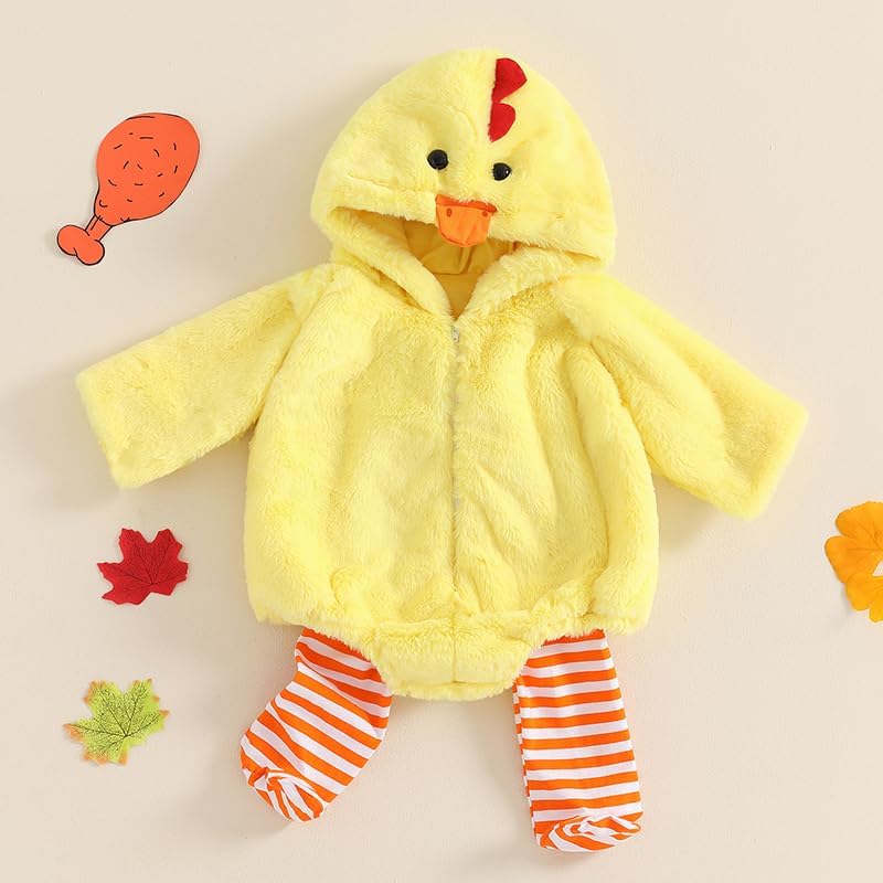 Toddler Halloween costumes - Duck or Chick costume for babies