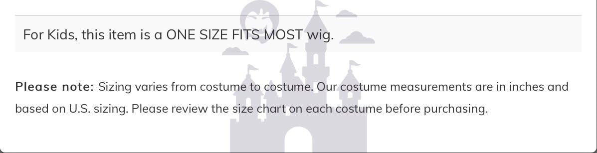 Jasmine Disney Wig for Kids Safe and Comfy