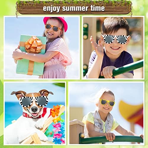 Flutesan 24 Pack Animal Print Sunglasses for Kids