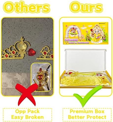 Princess Dress Up Accessories Set for Kids Girls