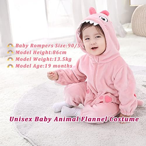 TONWHAR Halloween Animal Bodysuit for Baby Toddler