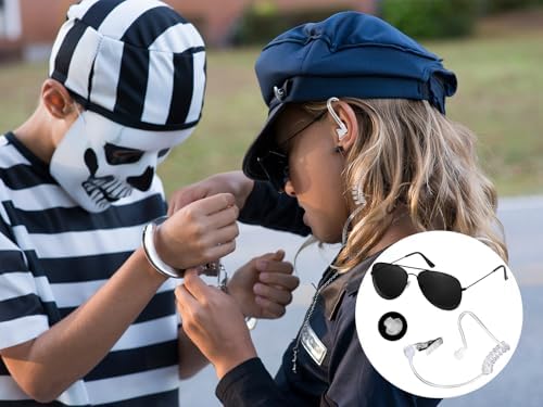 Spy Erpiece Sunglasses transforming into a secret service member