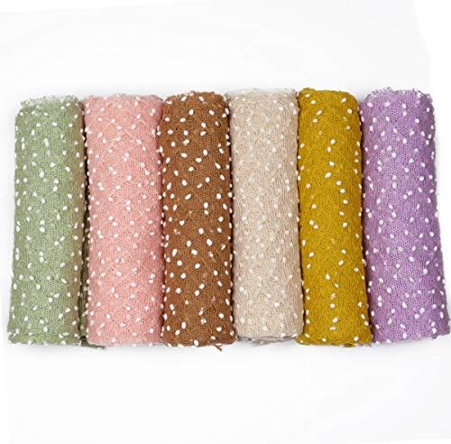 Newborn Dot Pattern Monthly Outfits Blanket for Photography